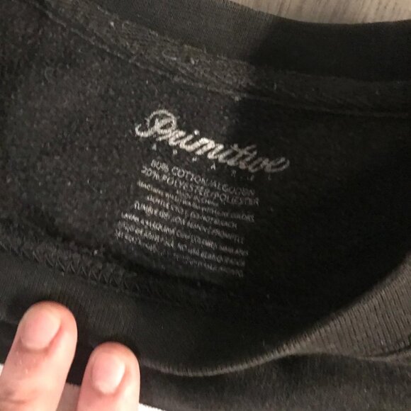 Primitive Apparel Sexy Portrait Black Crewneck Sweater Men's Size Small - Picture 4 of 4